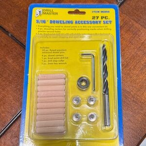 27-Piece Doweling Accessory Set - Black and Silver SS1